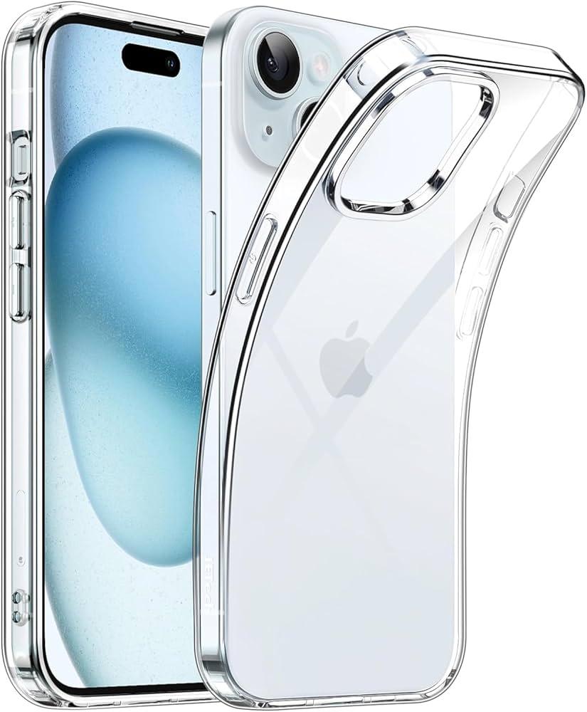 Fundas transparente línea iPhone 15