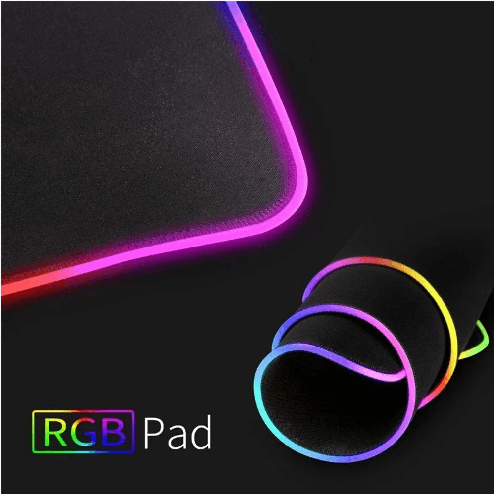 MOUSEPAD GAMER Extra Grande con LED RGB Speed Edition