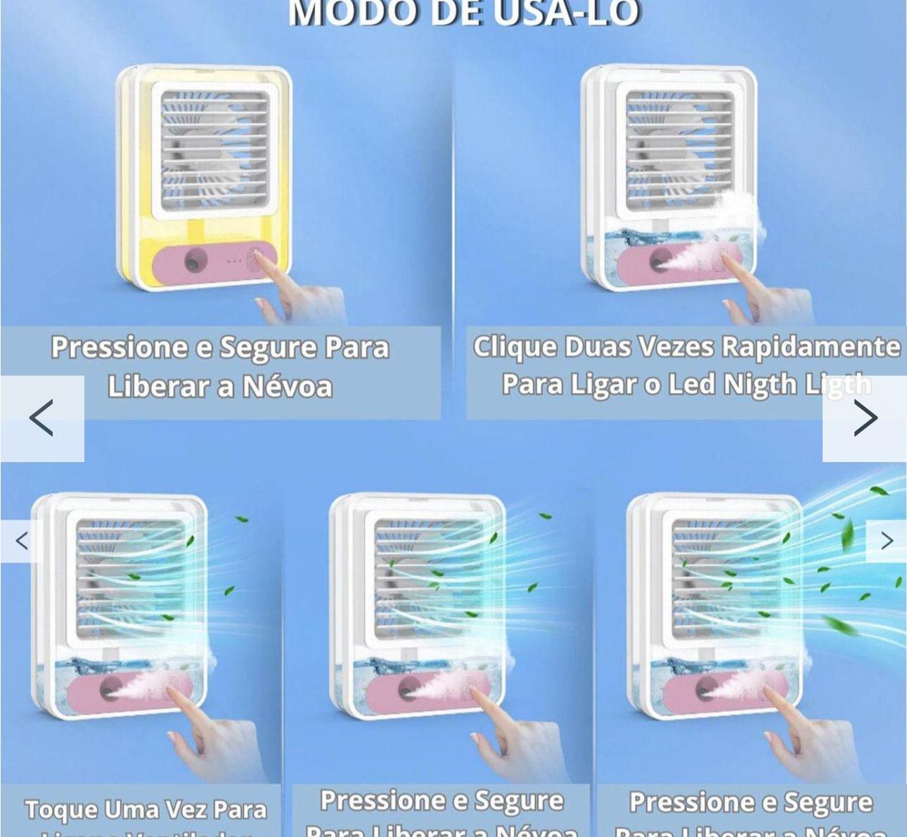 Ventilador Portátil Difusor Medio