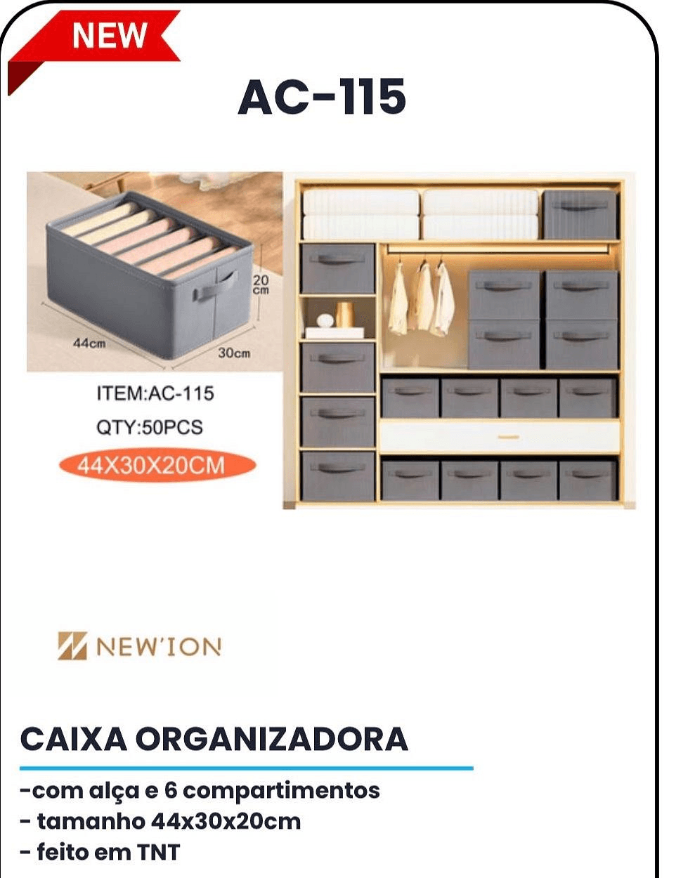 Caja organizadora 6 divisiones